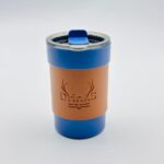 Premium Insulated Travel Coffee Cup with Grip Sleeve