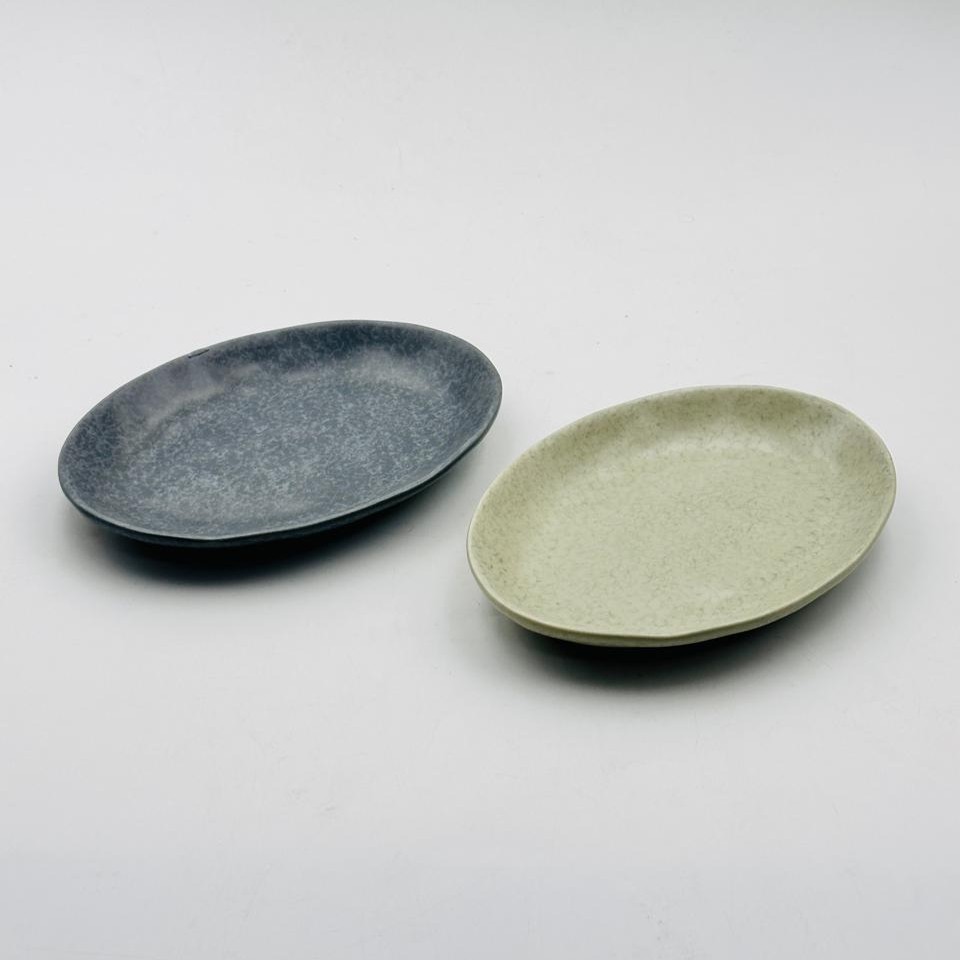 WhatsApp-Image-2026-04-03-at-6.07.48-PM Oval Ceramic Serving Plate – Textured Finish 20CM (One) - Image 1