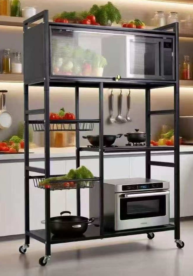 WhatsApp Image 2026-05-25 at 19.24.18 (1) Cupboard Rack (Kitchen Trolley) – 4-tier with wheels - Image 1