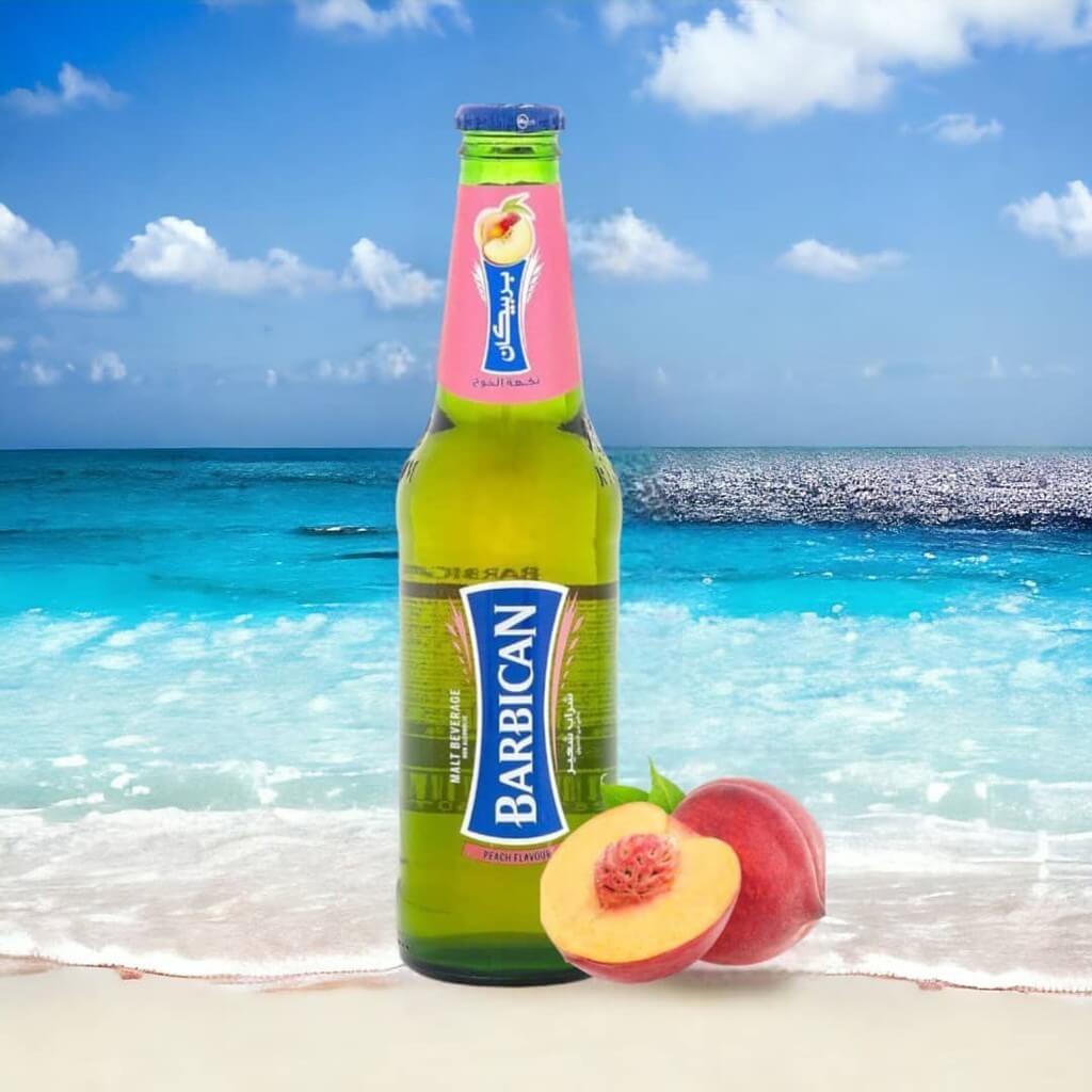 my-11134201-7r98w-lv8rm092ydxvcd Barbican Peach Bottle 330ml - Image 1