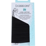 BLACK LONG LASTING SNAG FREE ROUND ELASTIC – Pack of 24