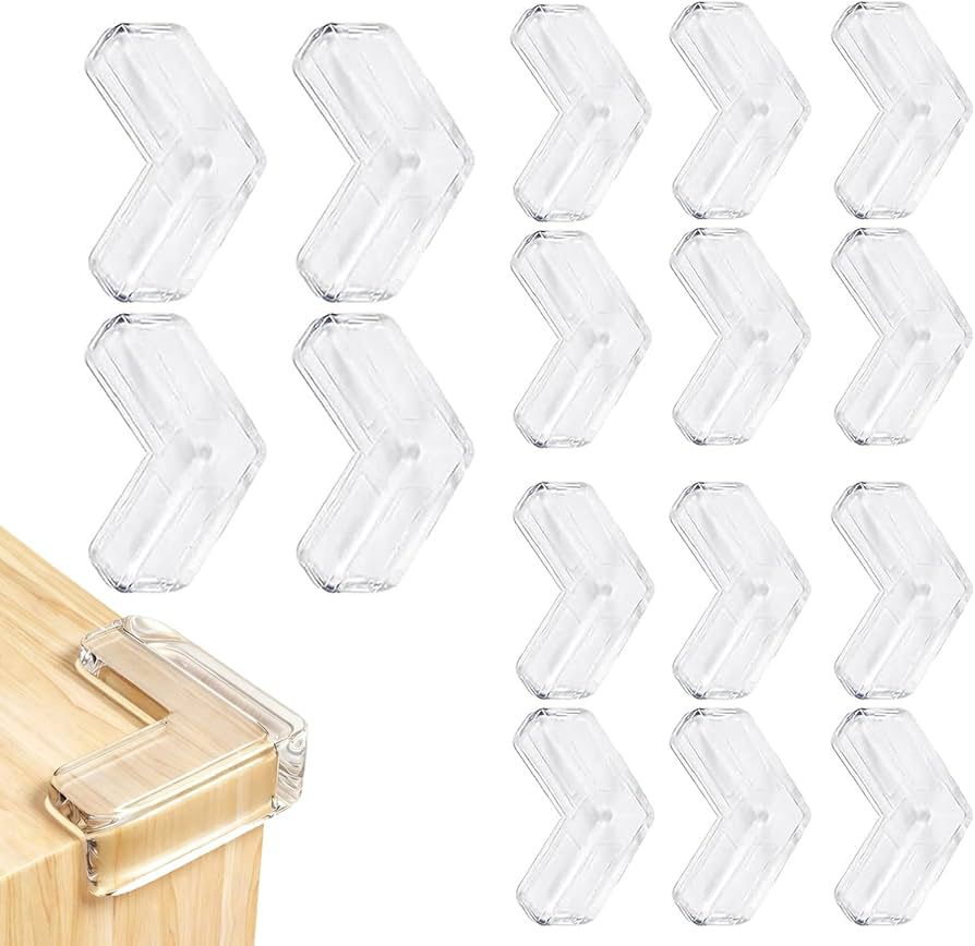 WhatsApp Image 2026-05-26 at 14.29.08 Furniture Edge Corner Cover One Piece - Clear Silicone - Image 1