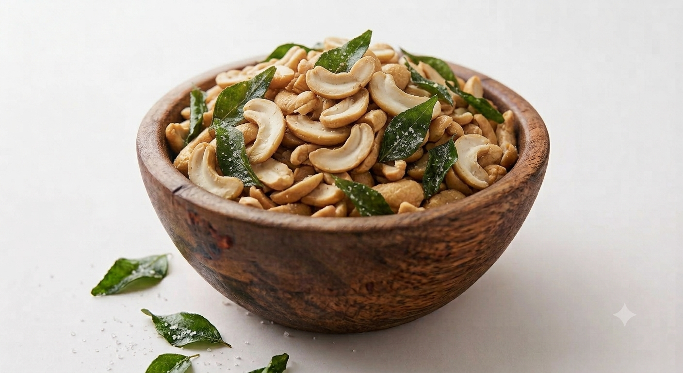 CurryLeaves-Half Curry Leaves Cashews (Splits) 1kg - Image 1